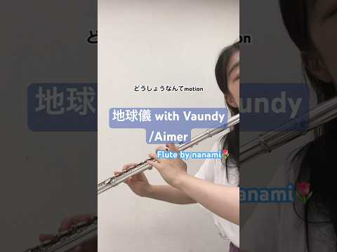 地球儀 with Vaundy/Aimer【演奏してみた】【フルート】