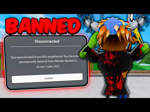 I Got BANNED From MM2.. 😭 (forever)