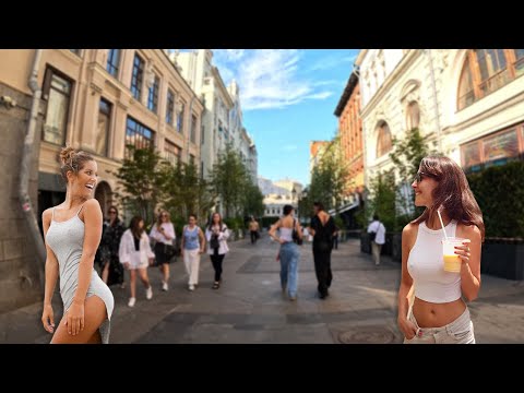 🔥TODAY! NO ONE SHOWED RUSSIA LIKE THAT! Walk tour of Summer Moscow. Russian Girls. 4K