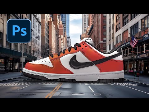 Photoshop Manipulation Tutorial - Giant Shoe