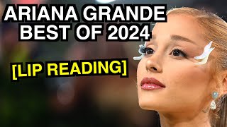 Ariana Grande Best Moments 2024 (Lip Reading)