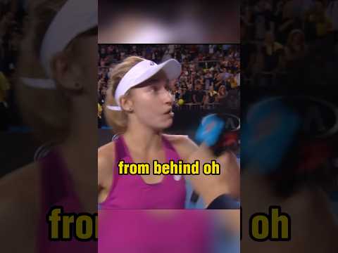 Gavrilova's good from behind #cute #humor #fail #funny #sports #live