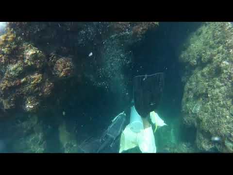 Cave diving in trincomalee dutch bay beach