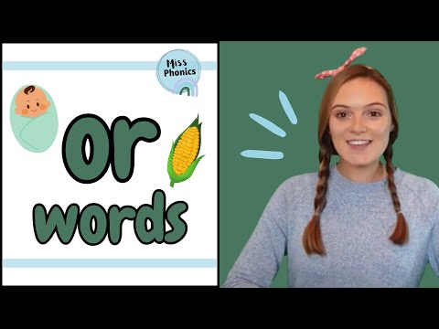 Learn to Blend 'or' Words with Miss Phonics | Phonics Blending Practice for Kids | British Teacher