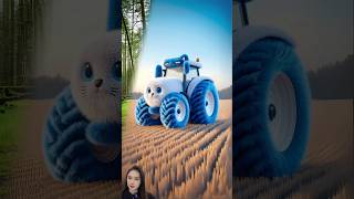 🔵 Evolution of Kitten : Cute Tractor Cat 😍 #tractor #tractorvideo #kitty #catshorts #tractors