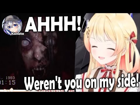 Kanata Trying to Scare Kanade Throughout DON'T SCREAM is Comical「HoloLive/EngSub」