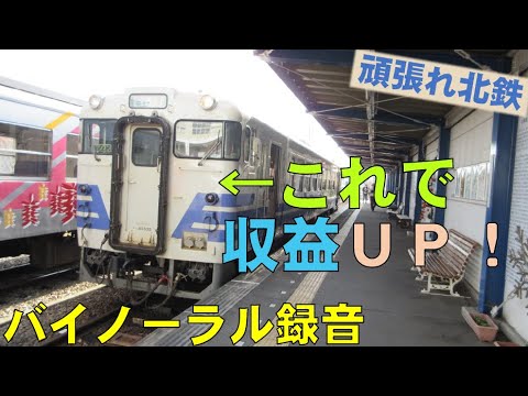 【バイノーラル録音】これで収益ＵＰ！/キハ40形/北条鉄道/北条町駅～粟生駅/走行音/Hojo Railway/Hojomachi Sta.～Ao Sta./Hyogo, Japan