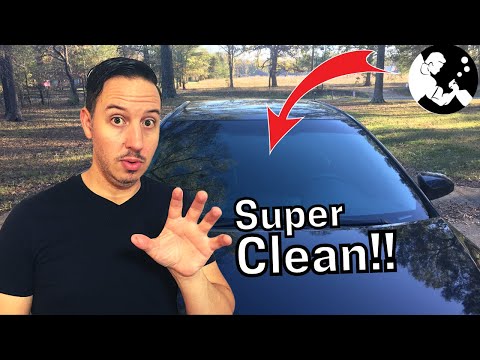 How To Super Clean Your Windshield 💥 (Removes ALL Water Spots)!!