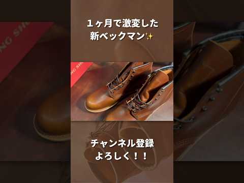 【REDWING】新ベックマンが１ヶ月で激変！？これはどうなる？？#レッドウィング #ベックマン