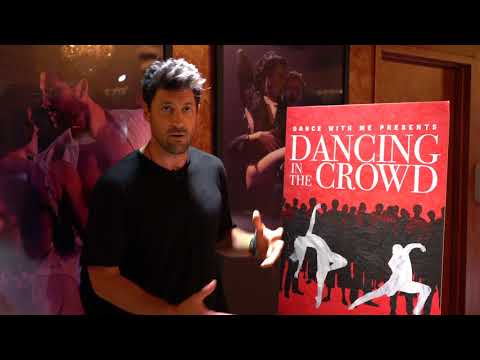 Maksim Chmerkovskiy announcing Dance With Me's new hit show Dancing In The Crowd