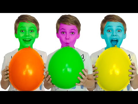 Magic Colored Ballon & More Funny Kids Pretend Play