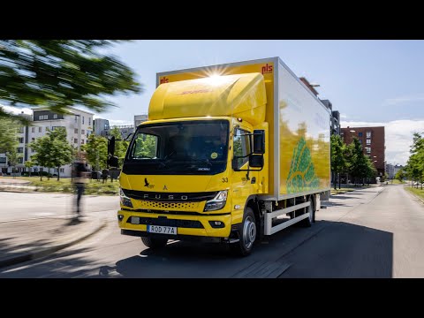 All New 2025 Fuso eCanter delivered to DHL in Sweden