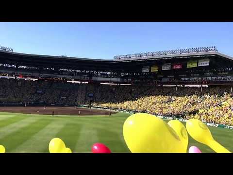 2017/06/04 甲子園球場ラッキー7風船飛ばし