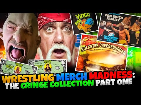 Weird Wrestling Merchandise: The Cringe Collection 1#prowrestling #wrestlingmemories #hulkhogan