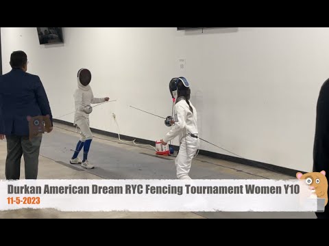 Durkan American Dream RYC Fencing Tournament Women Epee Y10