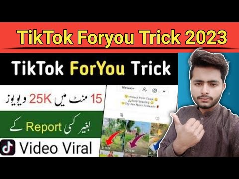 TikTok Foryou Trick 2023 | increase TikTok followers