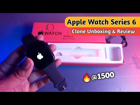 Apple Watch Series 6 Clone 🔥 Unboxing & Review - Rs 1500 | cheapest & best smartwatch