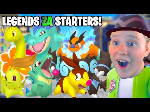 I SHINY HUNTED ALL THE Z-A STARTERS IN POKÉMON VIOLET!