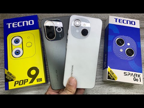 Tecno Pop 9 5g vs Tecno Spark Go 1- Best konsa ? | Rs 8500 | 5g | Flipkart Sale Discount 🔥| Best 📸