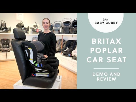 Britax Poplar Convertible Car Seat Demo and Review | How to Install Poplar Convertible Car Seat