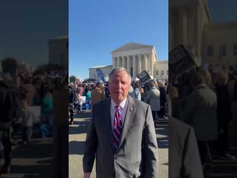 Rep. Lamborn at the Supreme Court. Repeal roe, save lives. #DobbsvJackson #EmpowerWomenPromoteLife