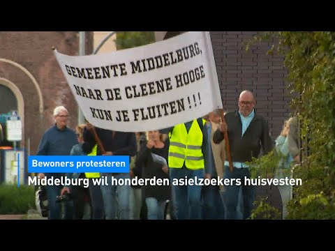 Middelburg wil honderden asielzoekers huisvesten, bewoners protesteren | Hart van Nederland