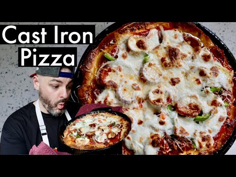 My Best Cast Iron Pan Pizza