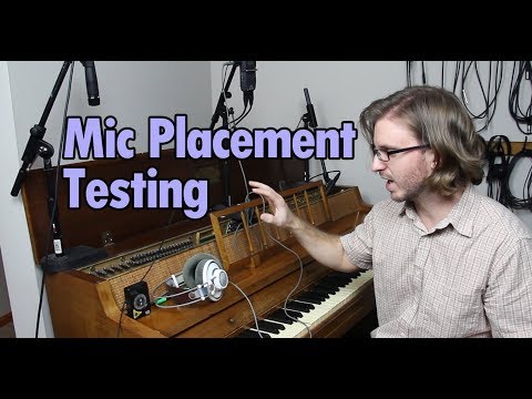 Recording Piano Mic Placement A/B Testing with SM57's