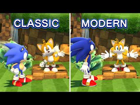 Sonic Generations - All Characters Rescue Cutscenes: Classic & Modern Sonic