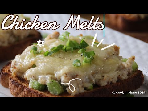 20 Minute Dreamy Cheesy Chicken Melts - Heavenly Comfort!