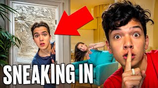 SNEAKING into YOUTUBERS house to PRANK @JazzySkye