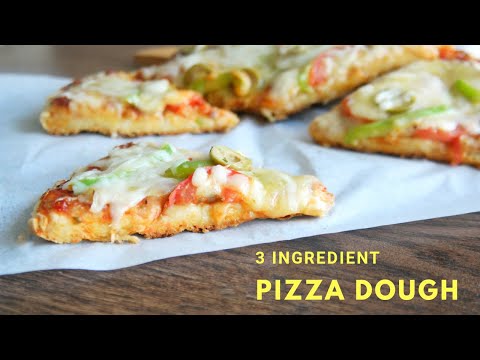 NO Oven NO Yeast 3 Ingredient Pizza Dough || Ready in just 15 minutes || Asheescookbook