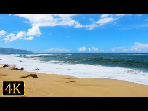 Relaxing Beach Ambience: Soothing Ocean Sounds for Relaxation | Stress Relief | Work | Study