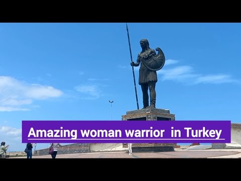 Visit Samsun Amazon Heykeli – A Tribute to Warrior Women and brown sandy beach of Samsun.