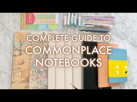 A Complete Guide to COMMONPLACE NOTEBOOKS // How to keep your commonplace journal. #commonplacebook