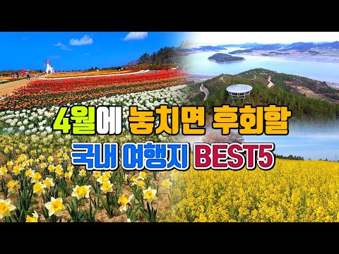 4월에 놓치면 후회할 국내여행지 BEST5 /국내여행 추천 /4월 여행지 추천 /4월에 가볼만한곳 /튤립축제 /유채꽃축제 /섬여행 추천 /신안 여행 /제주도 여행 /인천 여행