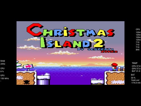 Christmas Island 2 SMW Hack Snes9x Android Stream Xiaomi 11T Pro 12/256 SD888