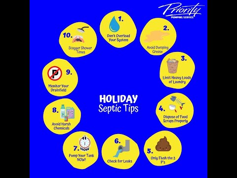 10 Holiday Septic Tips