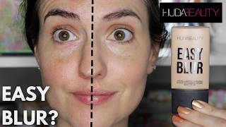 NEW Huda Beauty EASY BLUR Foundation + Primer | 10 Hour Wear Test on DRY SKIN!