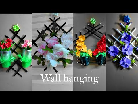 Wall hanging DIY using Straws | Beautiful wall decorations | Best out of waste