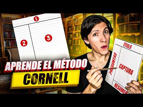 ✏️ Cómo Tomar Apuntes con el MÉTODO CORNELL (Muy fácil en 5 Pasos) | Métodos de Estudio