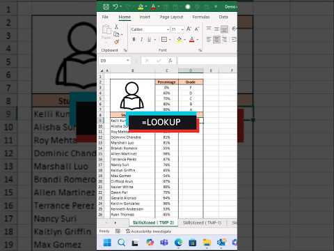 Master LOOKUP Function in Excel in 24 Hours or Less! #shorts #exceltips #exceltricks #learnexcel