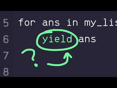 Python Yield Keyword??