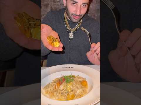 I Ate a $15,000 Bowl of Gold Pasta