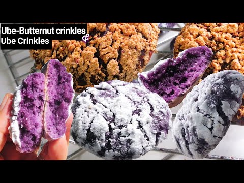 MOIST UBE CRINKLES & UBE BUTTERNUT CRINKLES MOIST AND FUDGY