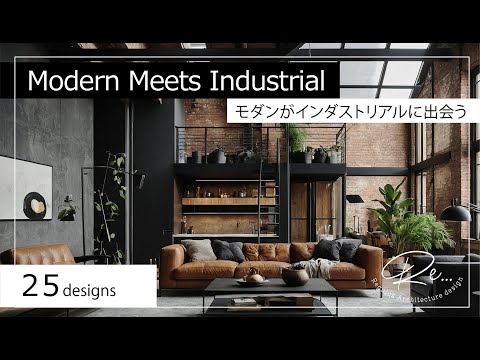 Modern Meets Industrial【25designs】モダンがインダストリアルに出会う