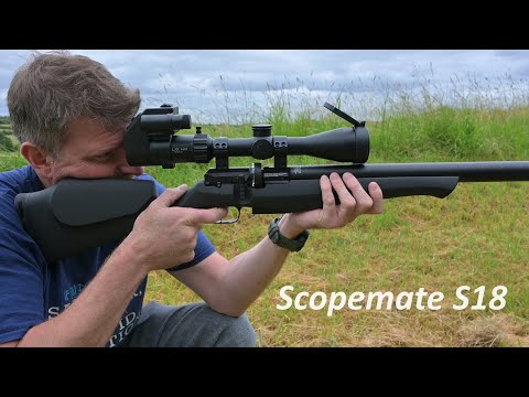 Scopemate S18 add-on rifle camera in use with FX DRS