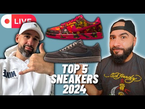 TOP 5 SNEAKERS 2024, SB Dunks Wizard Of OZ, Travis Scott J1 Velvet Brown.