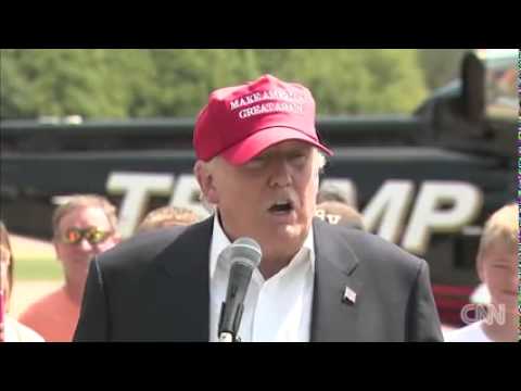 CNN News August 16 2015 Trump criticizes Jeb at Iowa State Fair