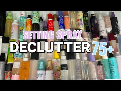 Setting & Face Mist Declutter | Setting Spray Collection 2021